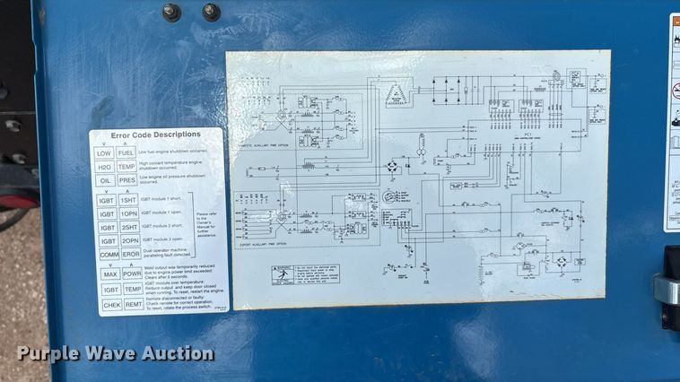 image for item EM0497 2018 Miller Big Blue 400 Pro welder/generator
