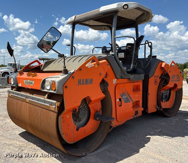 image for item EM0566 2016 Hamm HD+120i double drum vibratory roller