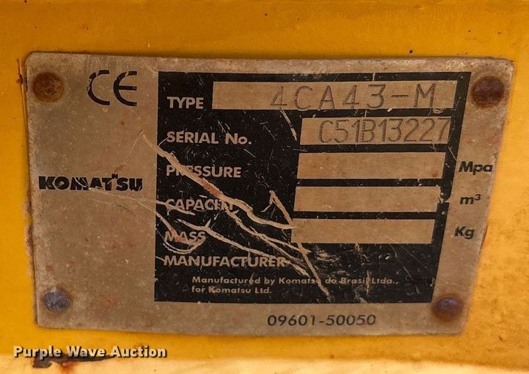 image for item EM0567 2013 Komatsu D51EX dozer