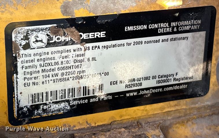 image for item EM0575 2009 John Deere 710J landscape tractor