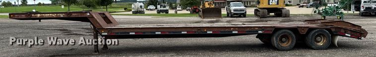 image for item EM2211 1999 Dynaweld drop deck equipment trailer