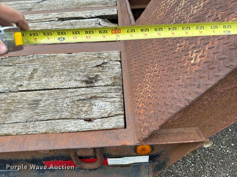 image for item EM2211 1999 Dynaweld drop deck equipment trailer