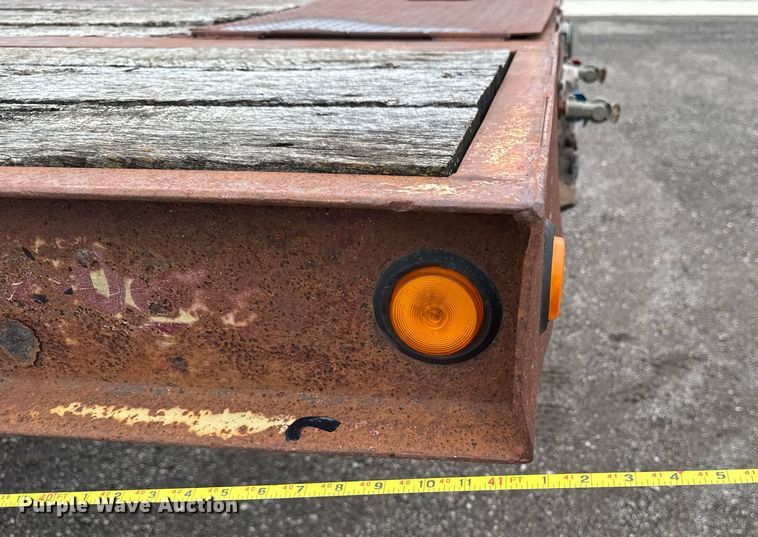 image for item EM2211 1999 Dynaweld drop deck equipment trailer