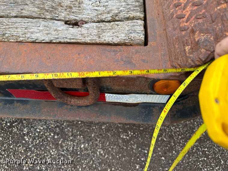 image for item EM2211 1999 Dynaweld drop deck equipment trailer