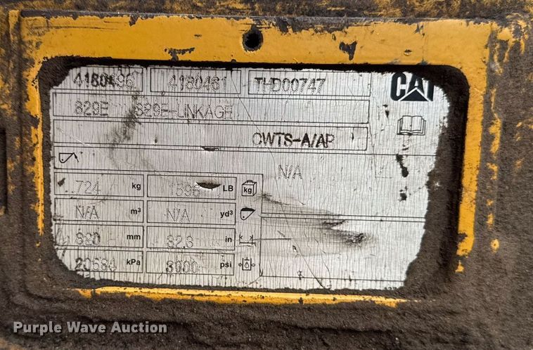 image for item EM2218 2011 Caterpillar 329D L excavator