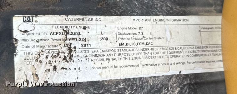 image for item EM2218 2011 Caterpillar 329D L excavator