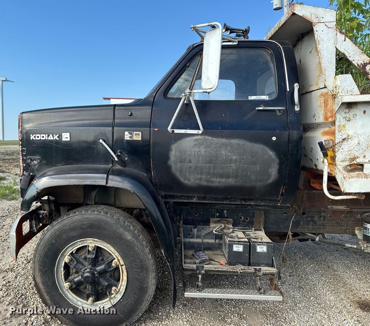 image for item EM2233 1983 Chevrolet Kodiak dump truck