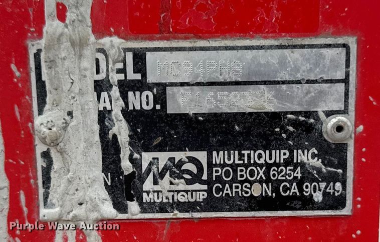 image for item EM2236 Multiquip MC94PH8 concrete mixer