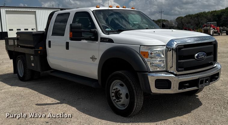 image for item EM2237 2016 Ford F550 Crew Cab flatbed truck