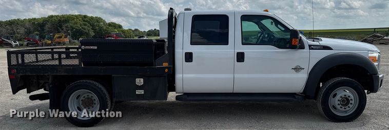 image for item EM2237 2016 Ford F550 Crew Cab flatbed truck