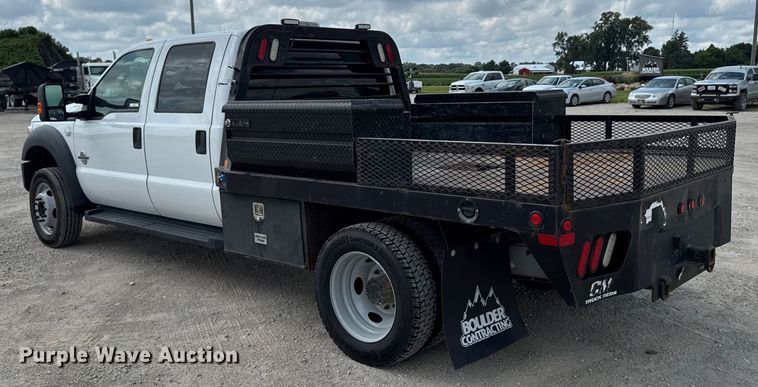 image for item EM2237 2016 Ford F550 Crew Cab flatbed truck