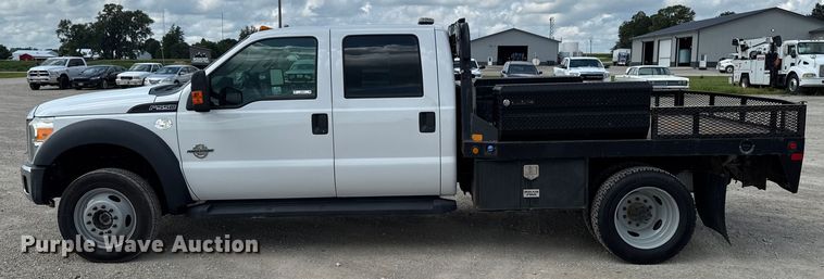 image for item EM2237 2016 Ford F550 Crew Cab flatbed truck