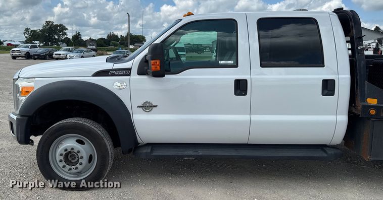 image for item EM2237 2016 Ford F550 Crew Cab flatbed truck