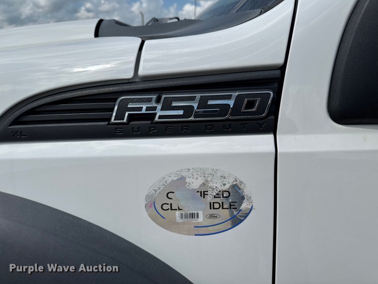 image for item EM2237 2016 Ford F550 Crew Cab flatbed truck