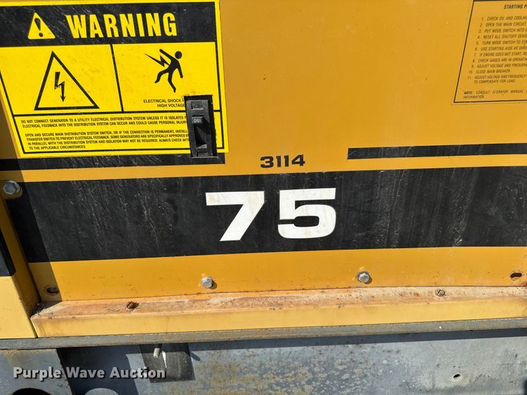 image for item EM2241 Caterpillar 3114 generator