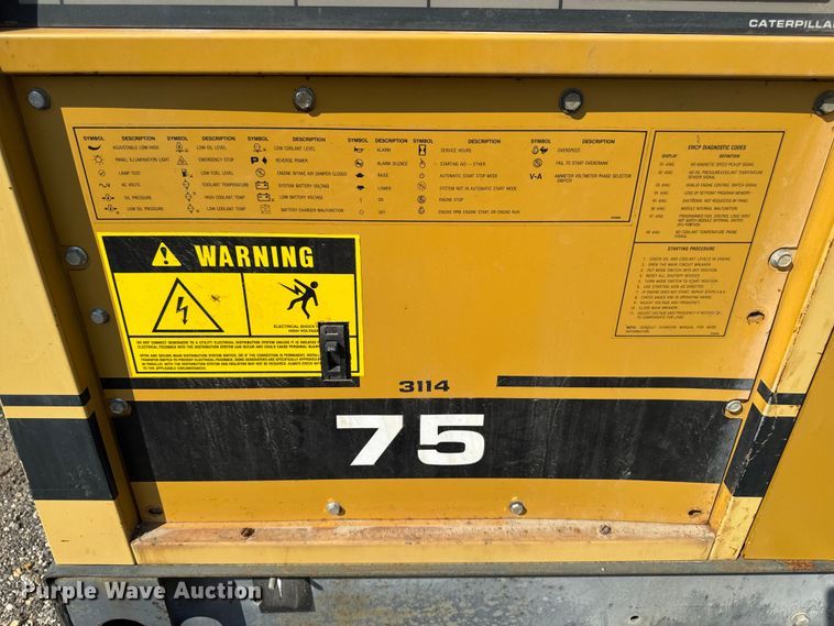 image for item EM2241 Caterpillar 3114 generator