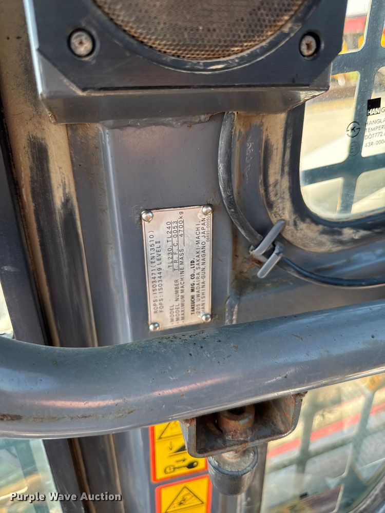 image for item EM2252 2012 Takeuchi TL240 tracked skid steer loader