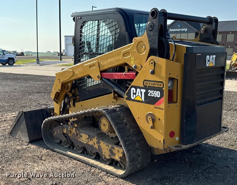 image for item EM2254 2018 Caterpillar 259D tracked skid steer loader