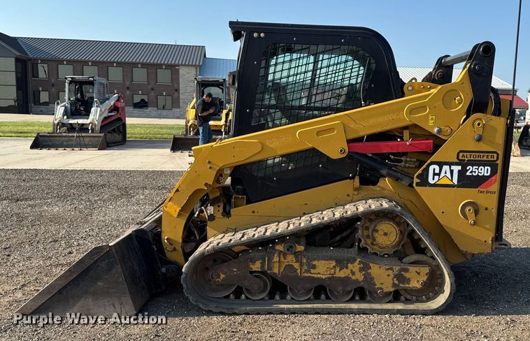 image for item EM2254 2018 Caterpillar 259D tracked skid steer loader
