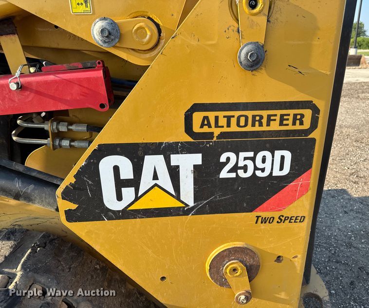 image for item EM2254 2018 Caterpillar 259D tracked skid steer loader