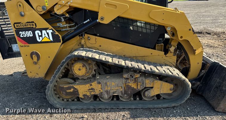 image for item EM2254 2018 Caterpillar 259D tracked skid steer loader