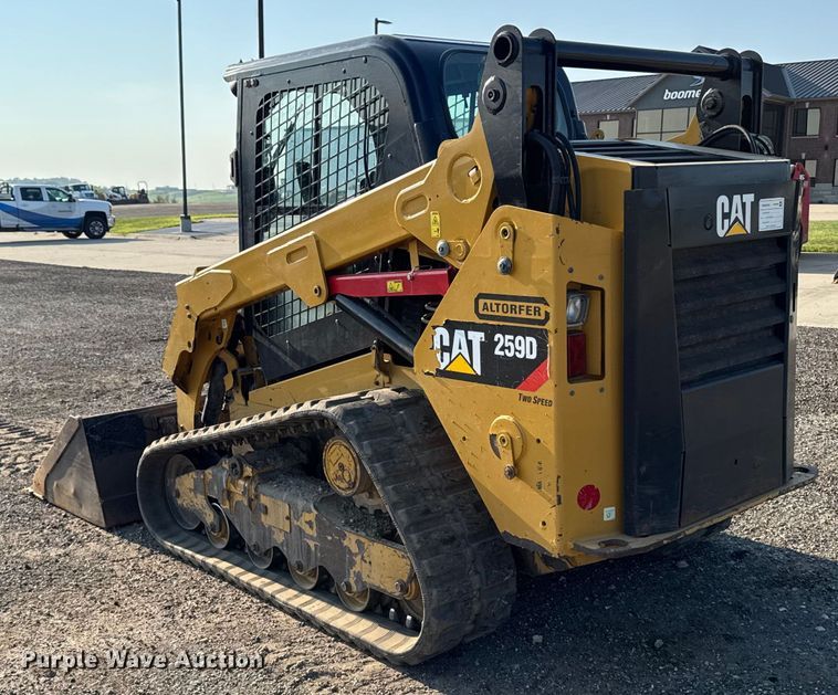 image for item EM2255 2018 Caterpillar 259D tracked skid steer loader