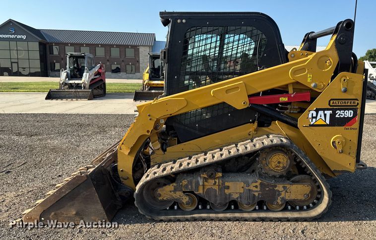 image for item EM2255 2018 Caterpillar 259D tracked skid steer loader