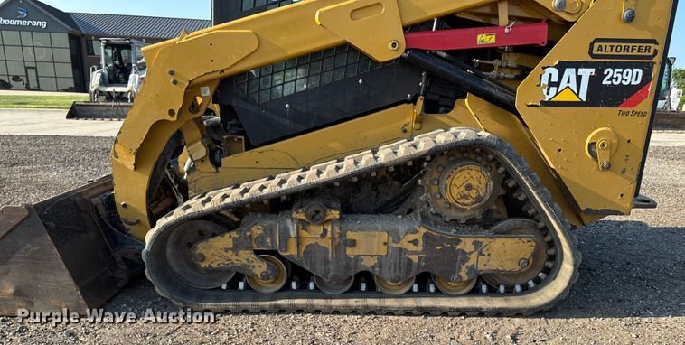 image for item EM2255 2018 Caterpillar 259D tracked skid steer loader