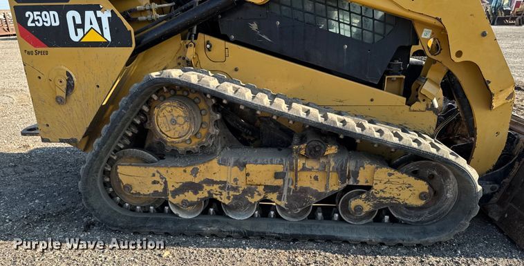 image for item EM2255 2018 Caterpillar 259D tracked skid steer loader