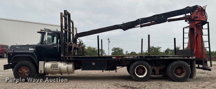 image for item EM2267 1990 Mack RB688S crane truck