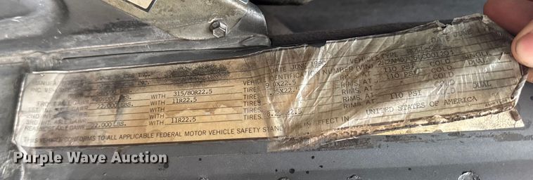 image for item EM2267 1990 Mack RB688S crane truck