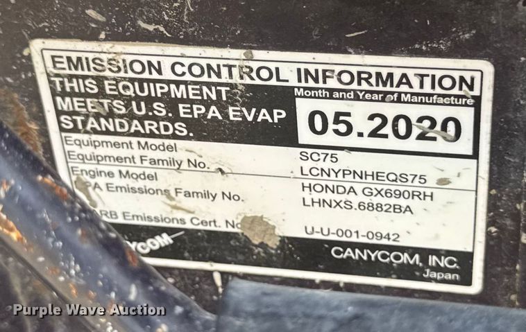 image for item EM2275 Canycom SC75 concrete buggy