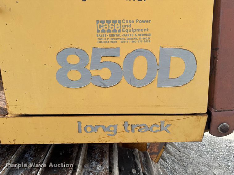 image for item EM2280 1989 Case 850D long track dozer