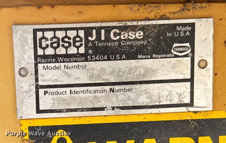 image for item EM2294 1991 Case 621ZF wheel loader