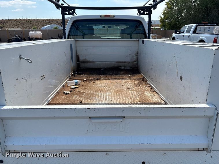 image for item EM5062 2011 Ford F250 Super Duty XL Crew Cab utility bed pickup truck