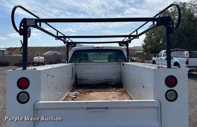 image for item EM5062 2011 Ford F250 Super Duty XL Crew Cab utility bed pickup truck