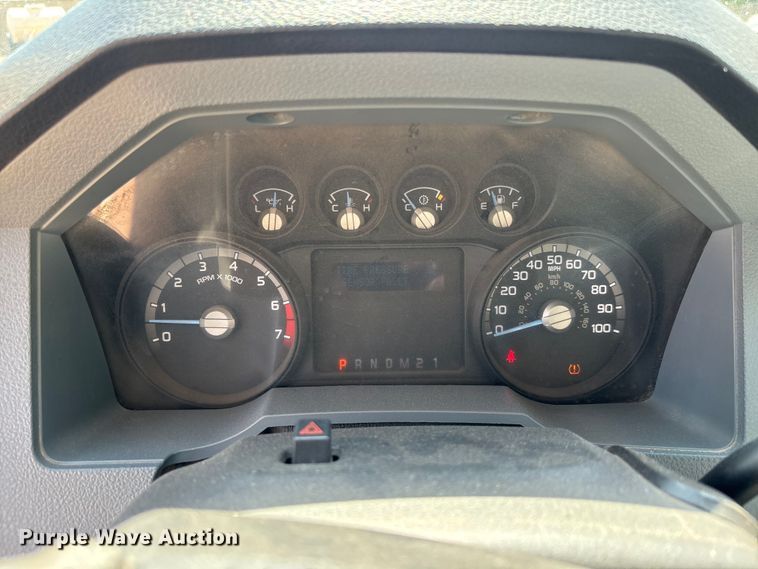 image for item EM5062 2011 Ford F250 Super Duty XL Crew Cab utility bed pickup truck