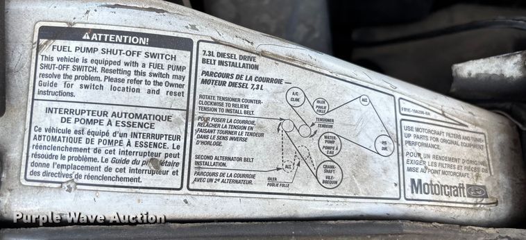 image for item EM5072 2002 Ford F450 Super Duty flatbed truck