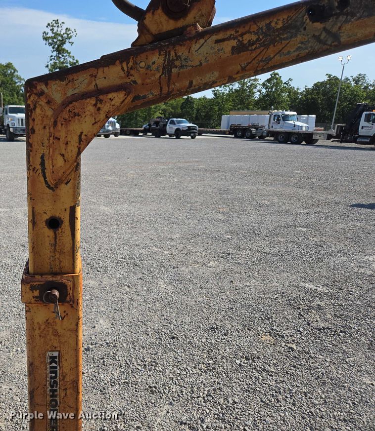 image for item EN2077 2007 Kinshofer KM420 crane pallet forks