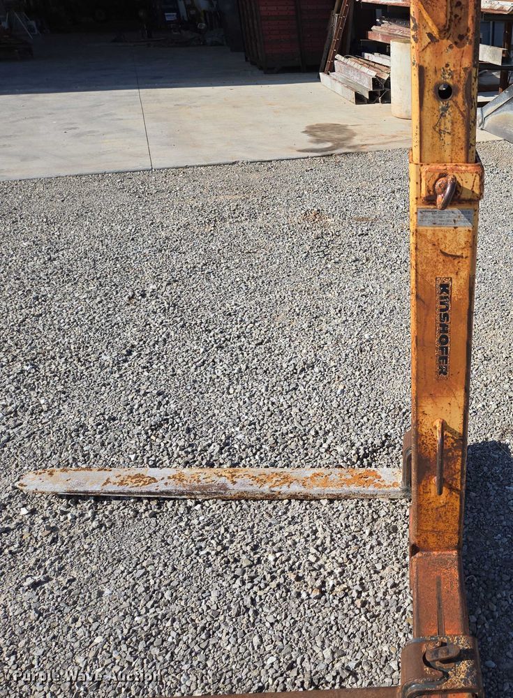 image for item EN2077 2007 Kinshofer KM420 crane pallet forks