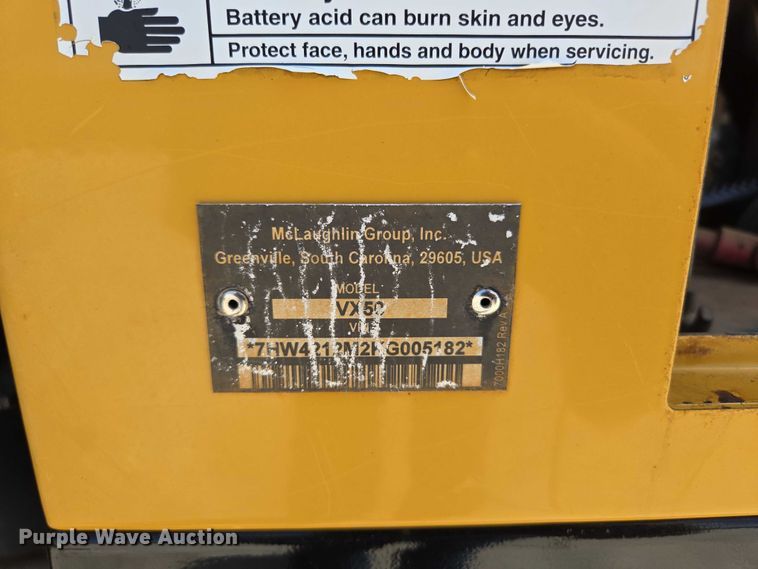 image for item EN2081 2019 Vermeer VX50-800 vacuum excavator