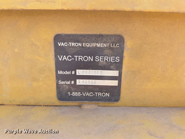 image for item EN2082 2014 Vac-Tron LP833SDT vacuum excavator