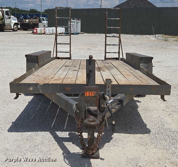 image for item EN2083 1995 Belshe equipment trailer