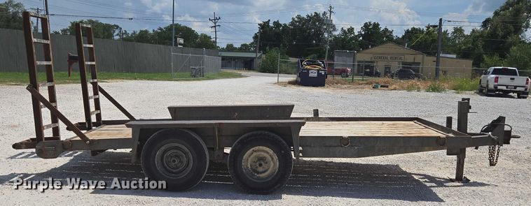 image for item EN2083 1995 Belshe equipment trailer