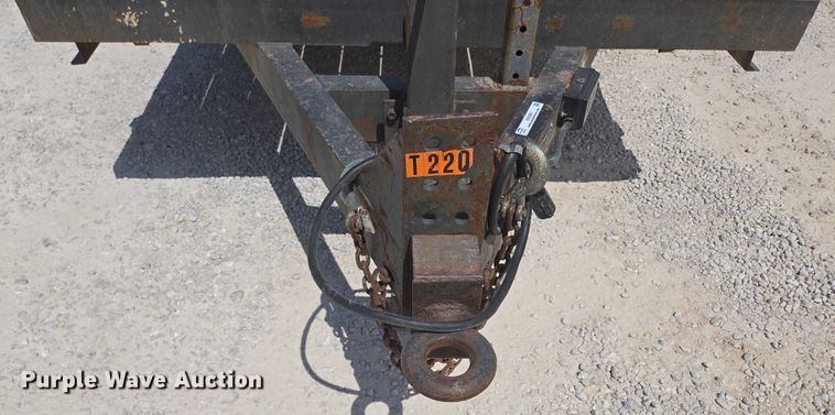 image for item EN2083 1995 Belshe equipment trailer