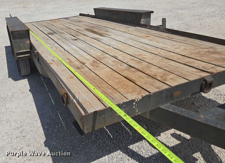 image for item EN2083 1995 Belshe equipment trailer