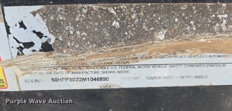 image for item EN2086 2021 Norstar equipment trailer