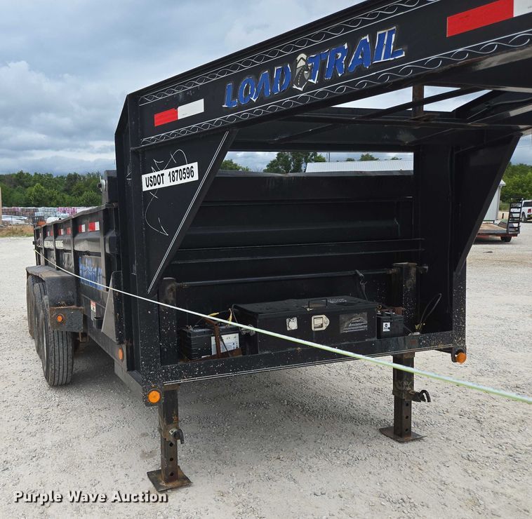 image for item EN2097 2015 Load Trail dump trailer