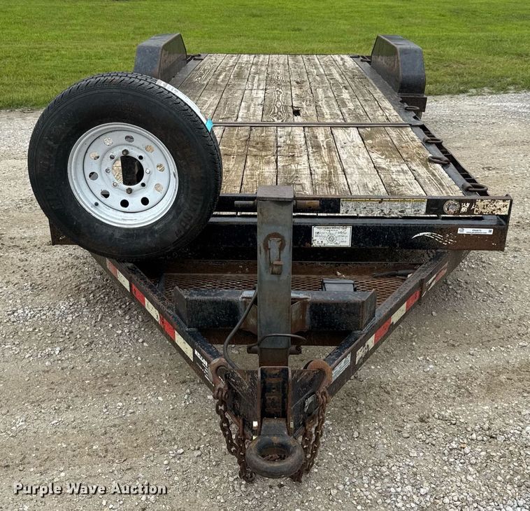 image for item EN4673 2014 Trailerman tilt deck equipment trailer
