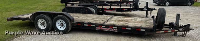 image for item EN4673 2014 Trailerman tilt deck equipment trailer